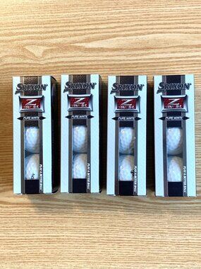 Srixon Z-Star SL Pure White Golf Balls One Dozen New in Sleeves